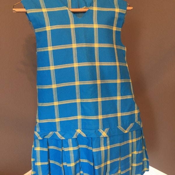 Vintage dress, 1960's dress, women's vintage, plaid vintage dress, dress sale