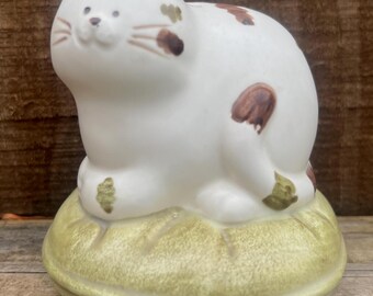 vintage Takahashi, Takahashi cat, cat figurine, cat potpourri holder