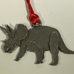 Lead free pewter rocking horse tree ornament A1083 