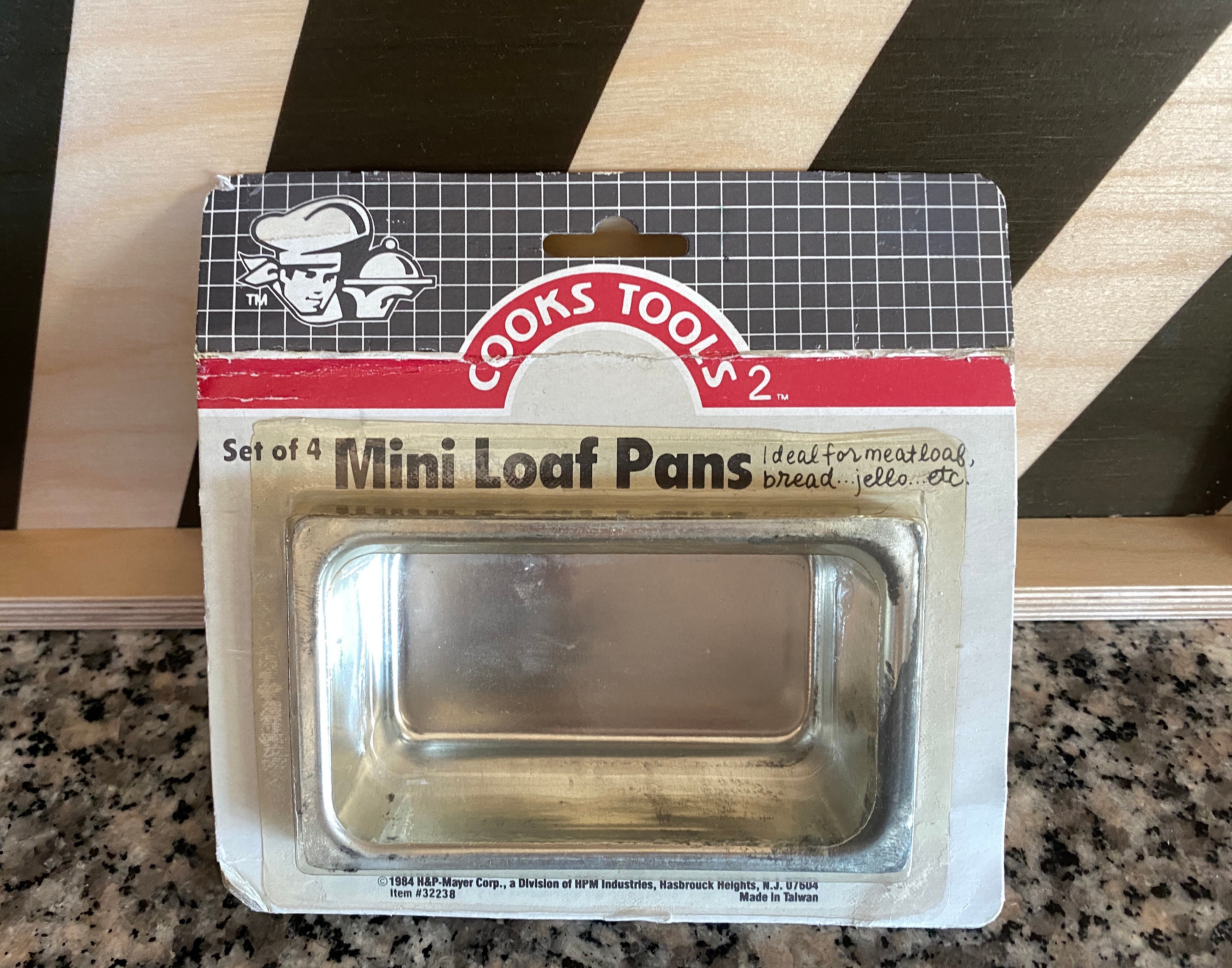 Vintage Mini Loaf Pans Attached 4 Pan Set Commercial Industrial Aluminum  Bread Pans 