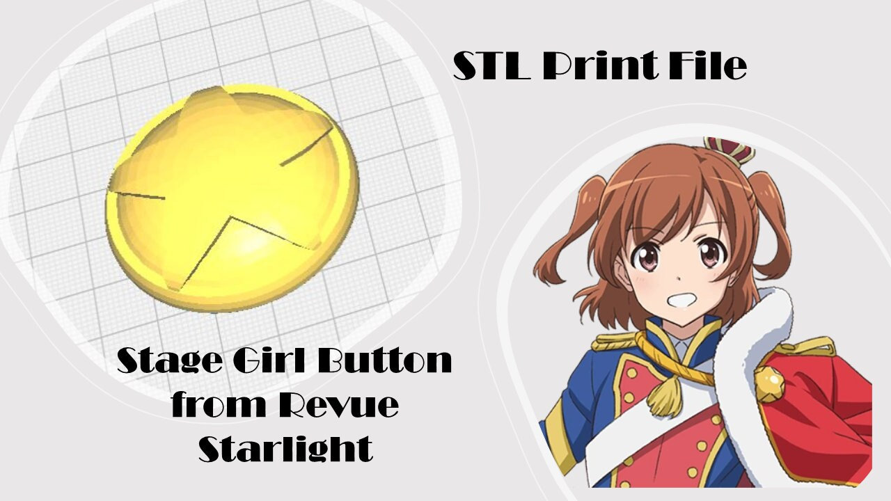 Bridget Guilty Gear: Strive Cosplay Prop Button Set 3D STL Print File -   Australia