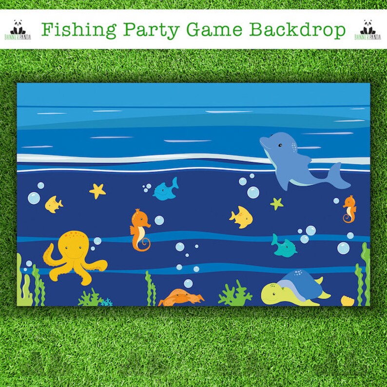 Carnival Fishing Game Birthday Party Games for Kids Printed Etsy