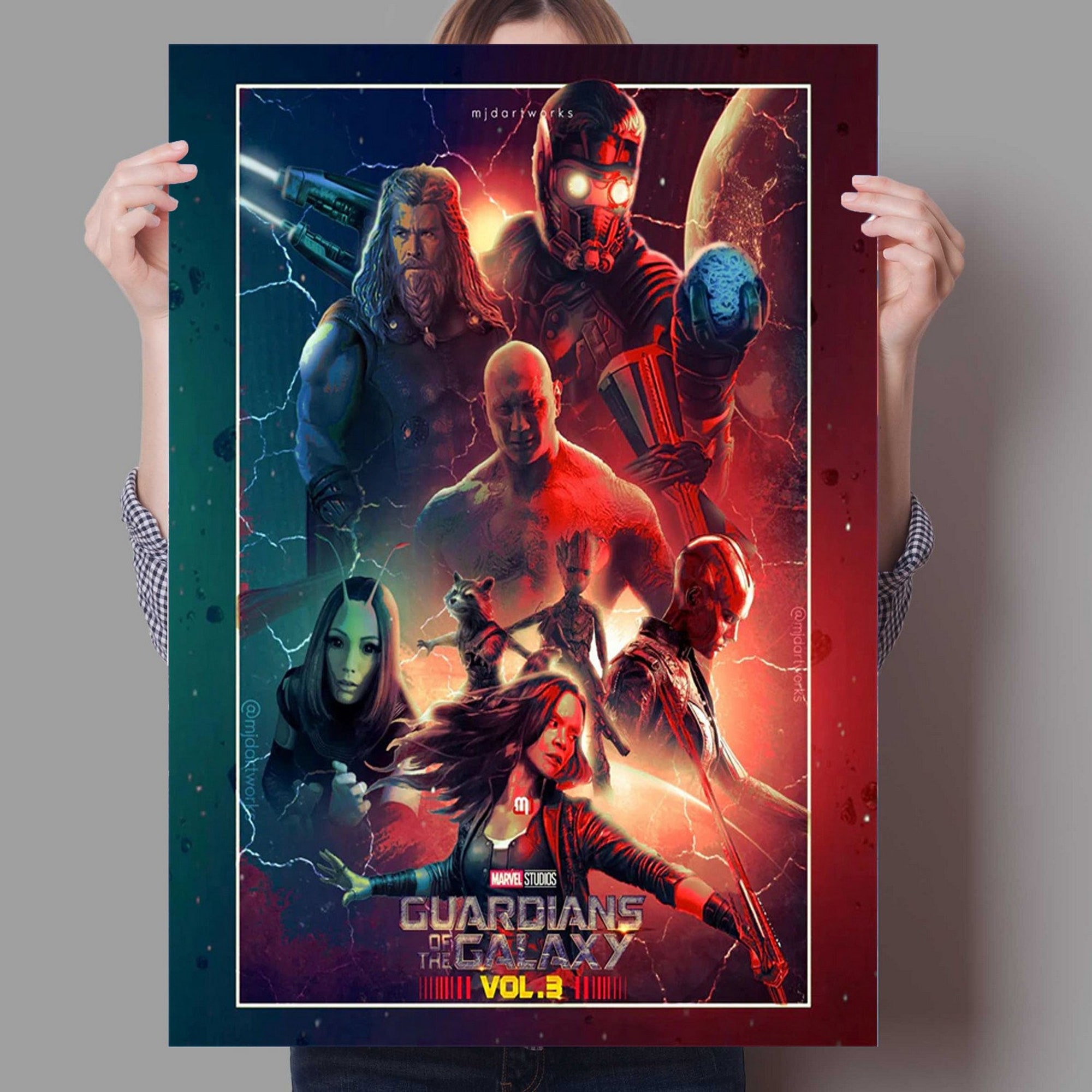 Discover Thor 4 Love and Thunder Posters, Love and Thunder 2022 New Movies Poster, Disney Marvel Movie Poster