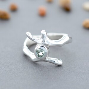 Sterling Silver 2-Branch Style Ring