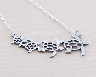 Sterling Silver Sea Turtle Necklace