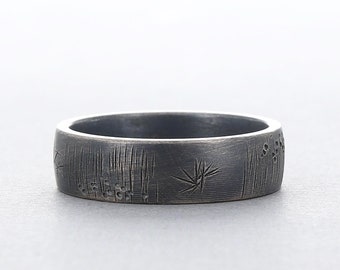 Sterling Silver Rustic Band