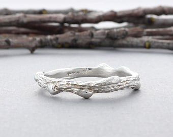 Branch Ring in Sterling Silver