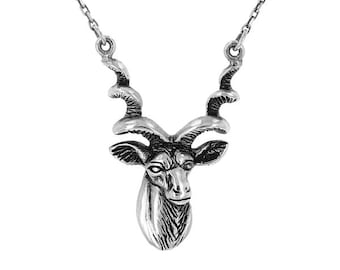 Kudu Necklace in Sterling Silver