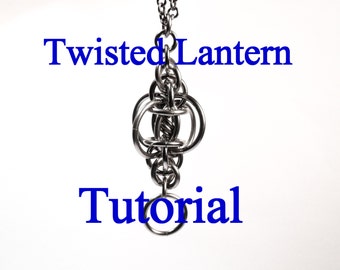Tutorial for Twisted Lantern Pendant in 4 sizes by Brilliant Twisted Skulls