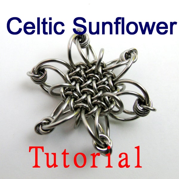 Tutoriel pour le pendentif celtique en forme de chaîne tournesol par Brilliant Twisted Skulls