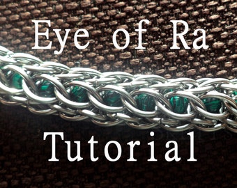 Tutorial for Eye Of Ra weave by Brilliant Twisted Skulls