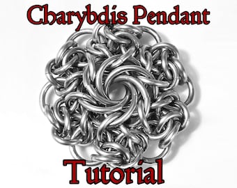 Tutorial for Charybdis Chain Maille Pendants by Brilliant Twisted Skulls