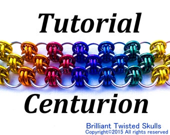 Tutorial for Centurion chain maille weave by Brilliant Twisted Skulls