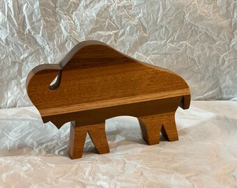 Mixed Hardwood Buffalo, Bison, Handcrafted