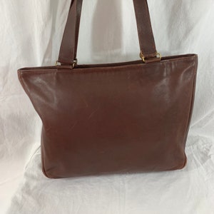 Rare vintage genuine COACH Manhattan Park brown tote bag shopper 90s image 4