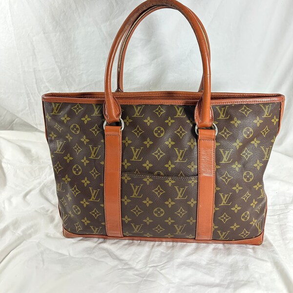 Authentic vintage Louis Vuitton monogram Sac Weekend PM tote bag shopper