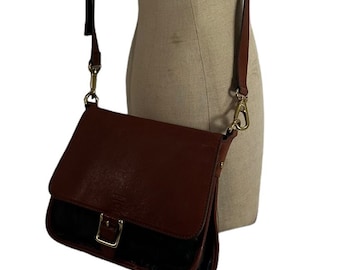 Genuine Vintage COACH 6347 Tan Crossbody Shoulder Bag Logo Year