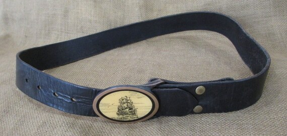 Rare Vintage TECH ETHER GUILD Inc Solid Brass Buckle and  display picture 1