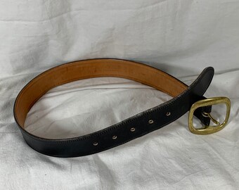 Coach Sienna 3918 Black Leather Belt Brass Buckle small Vintage COACH 3918 Sienna Black Leather Belt Small - Etsy main image 4