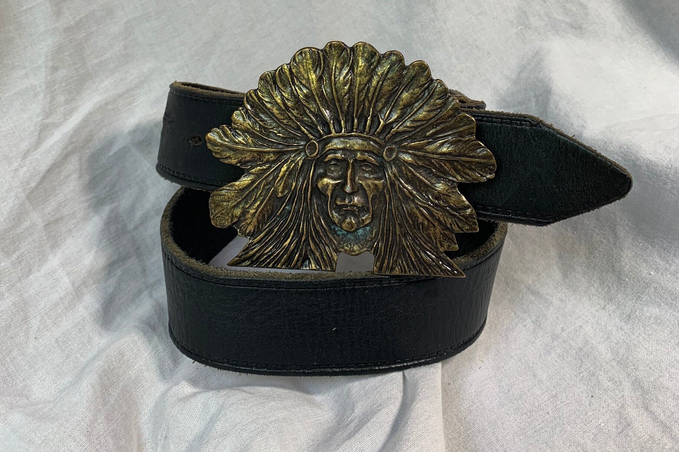 Boucle De Ceinture Américaine Great American Buckle Policeman On The Beat 1988 NOS