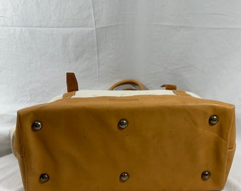 Vintage Genuine the J Peterman Company Canvas Leather -  Denmark