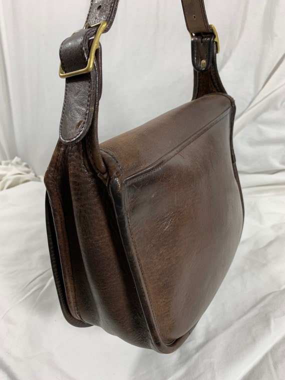Genuine vintage COACH Leatherware brown leather f… - image 2