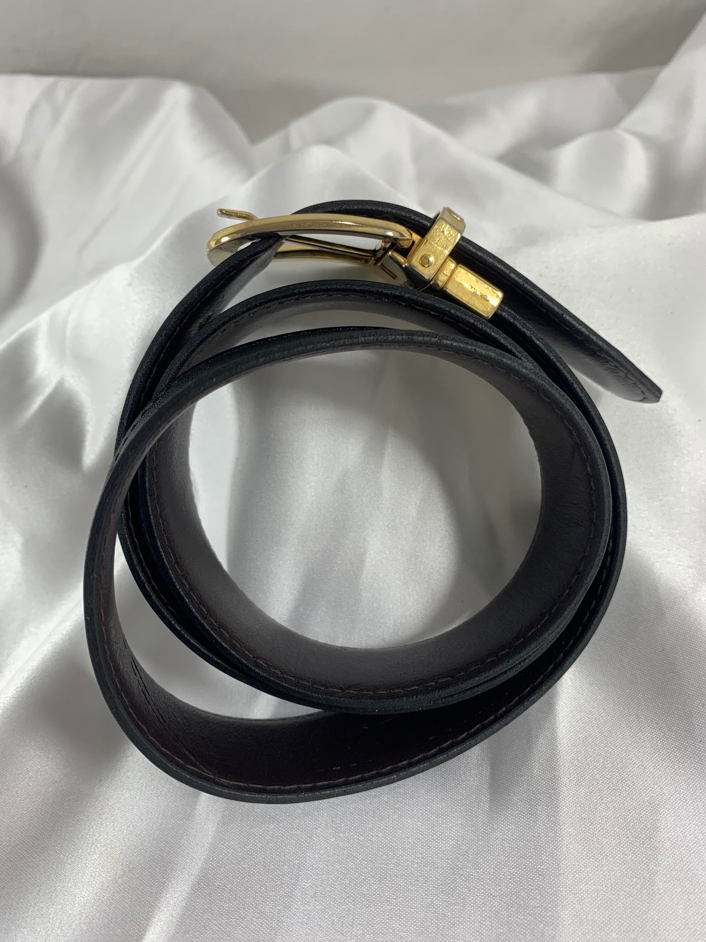 Genuine Vintage PIERRE CARDIN Logo Reversible Black Brown  display picture 1