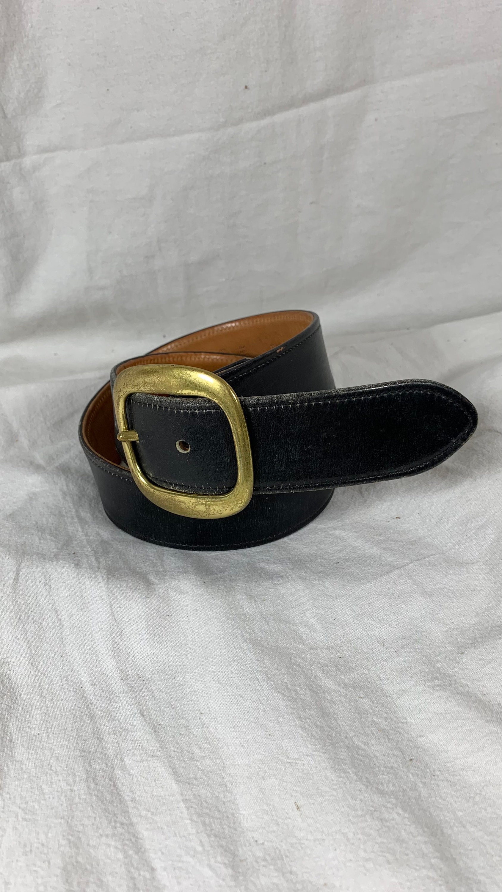 Vintage COACH 3918 Sienna Black Leather Belt Small - Etsy display picture 3