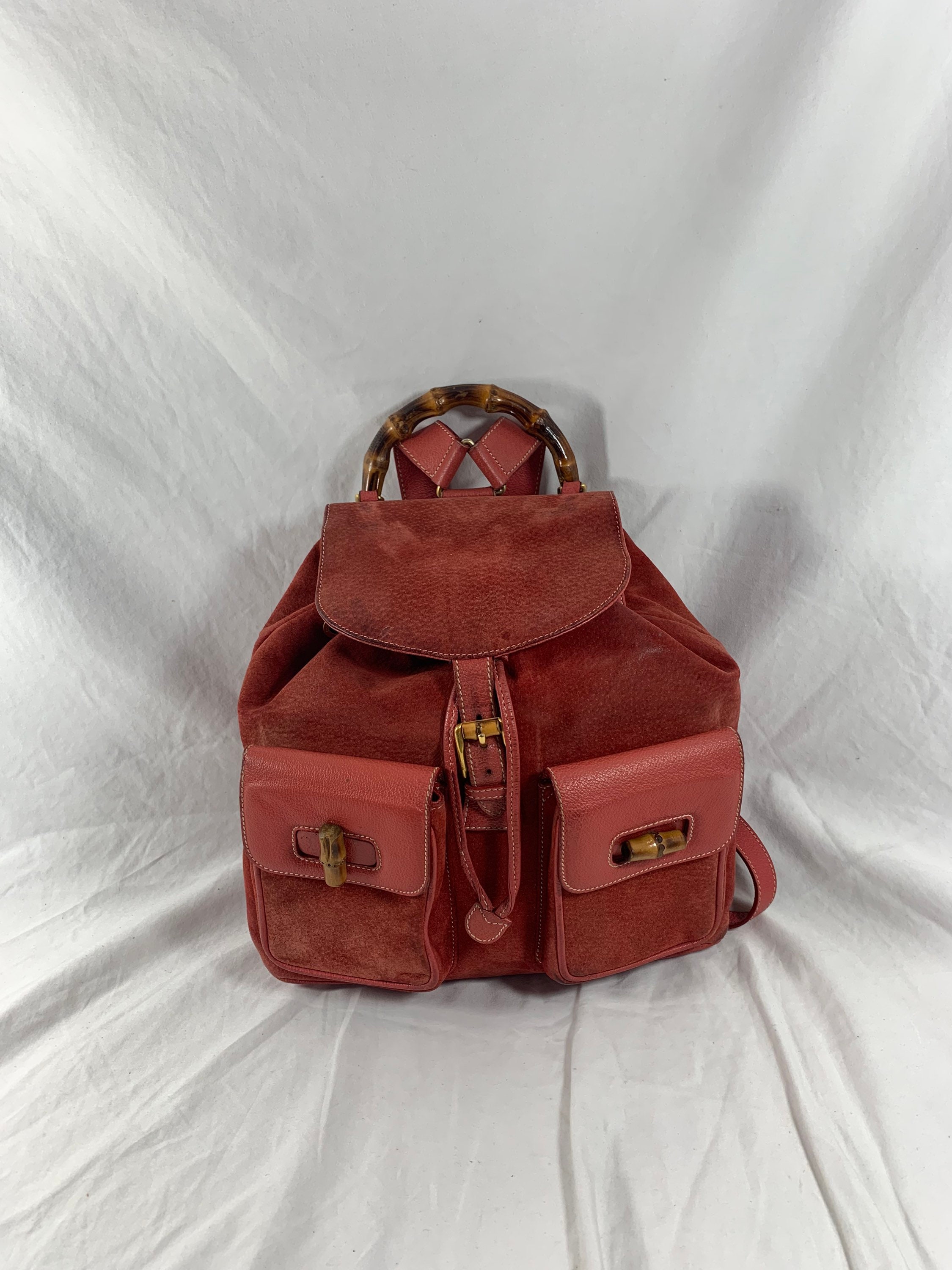 Gucci Black Techno Canvas Web Small Backpack Shoulder Bag – OPA Vintage
