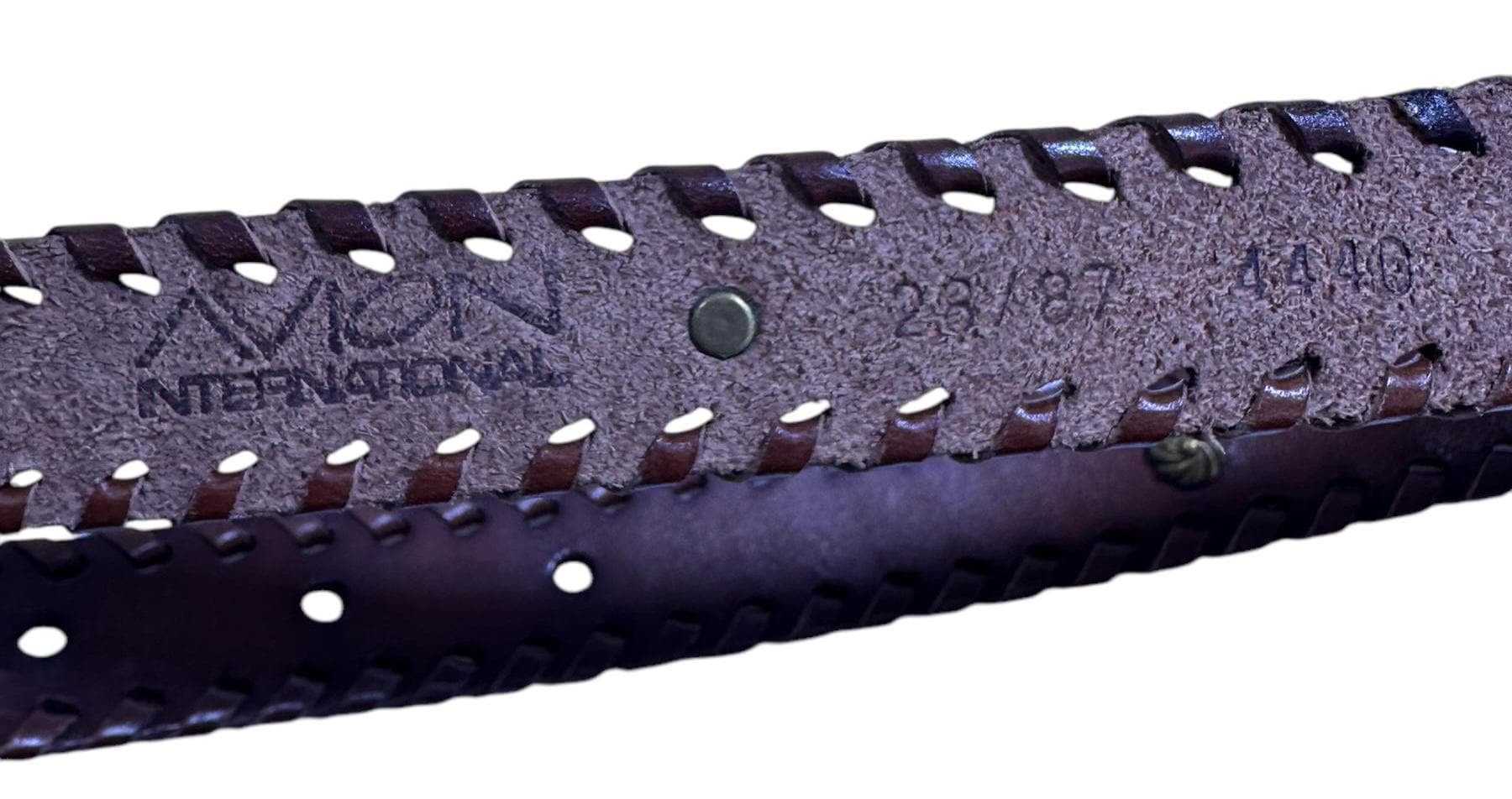 AVION INTERNATIONAL Brown Hand Dyed Leather Women