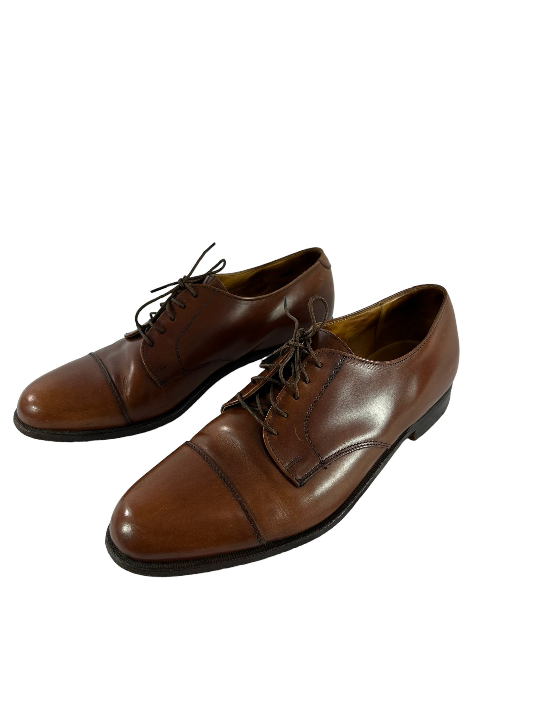 Vintage Genuine Men COLE HAAN Tan Lenox Hill Cap Oxford 