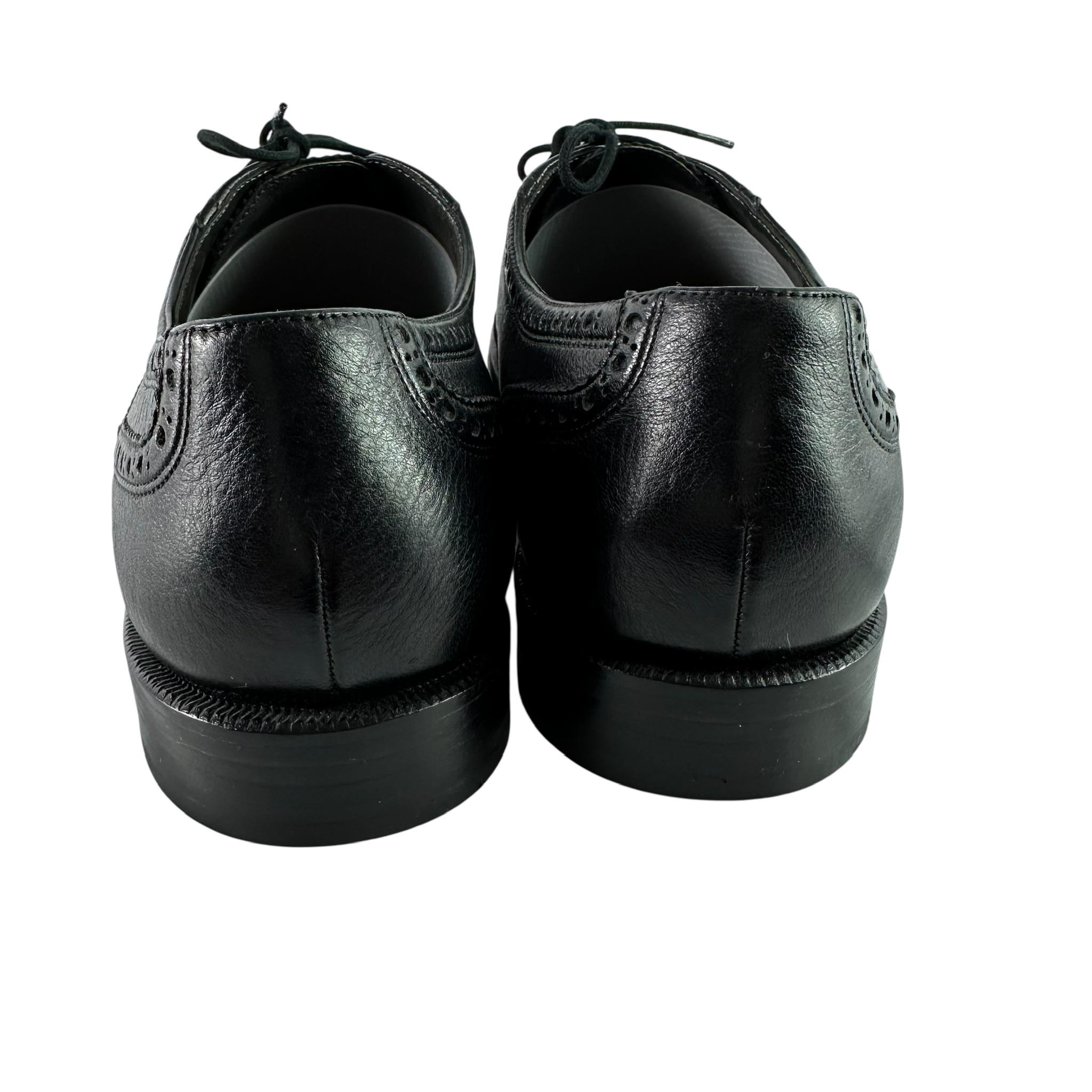 HTF Genuine Men BALLY Prestige Aris Black Leather Oxfords  display picture 1