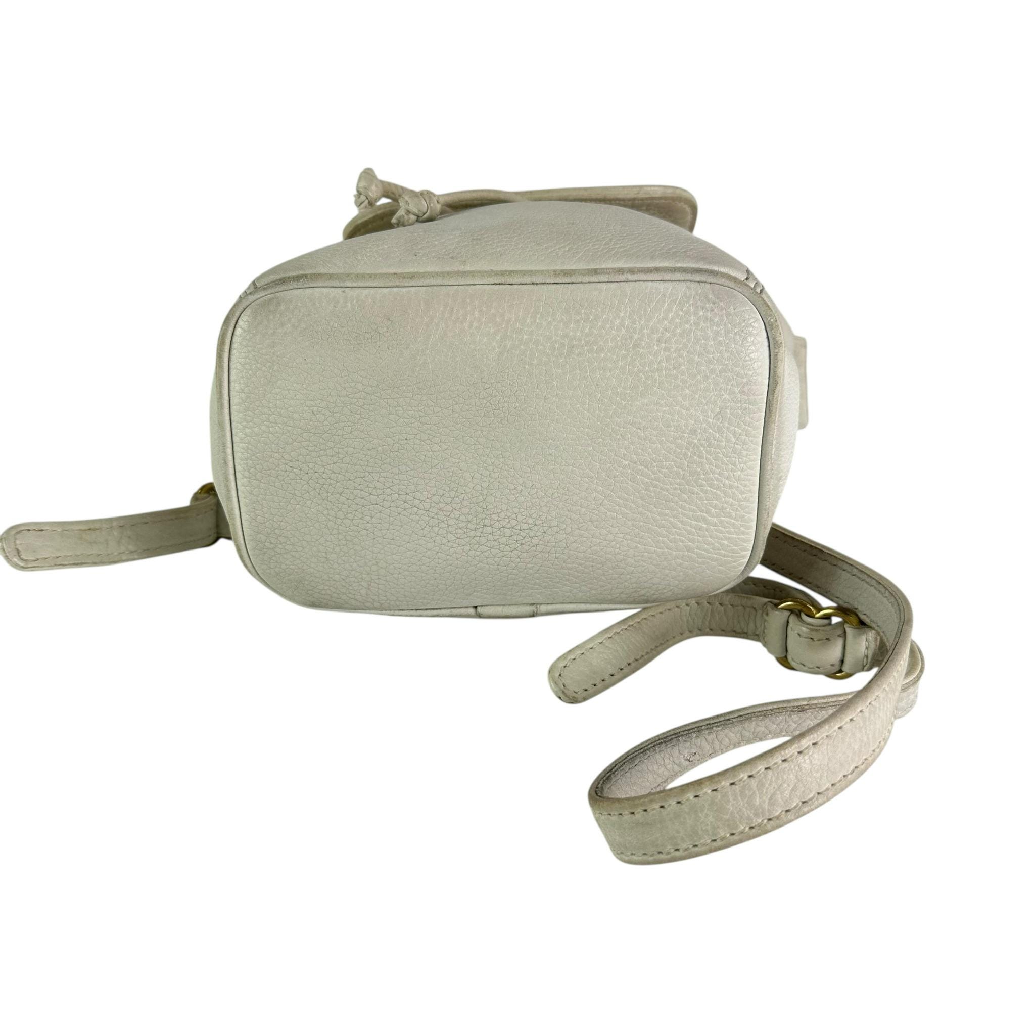 Genuine Vintage COACH 4925 Off White Small Leather Backpack Rucksack Genuine Vintage COACH 4925 off White Small Leather Backpack  main image 2