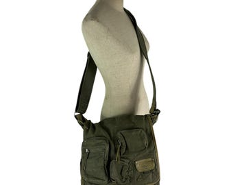 Y2K Vintage Diesel Canvas Cargo Backpack – Techwear / Gorpcore