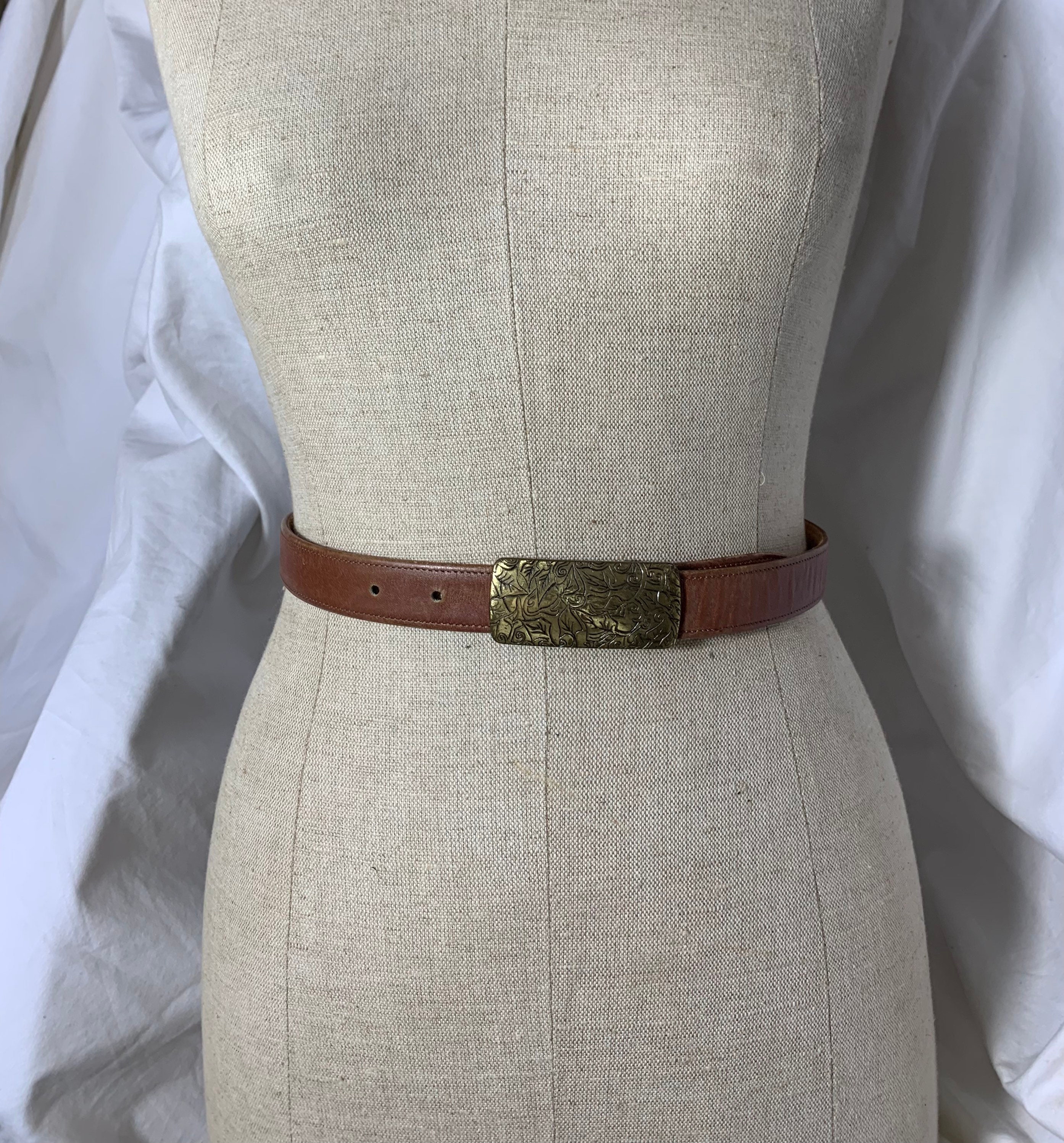 COACH Sienna 3908 tan leather belt small women Vintage COACH Belt Womens Sz S Sienna Brown Calfskin Leather  main image 3