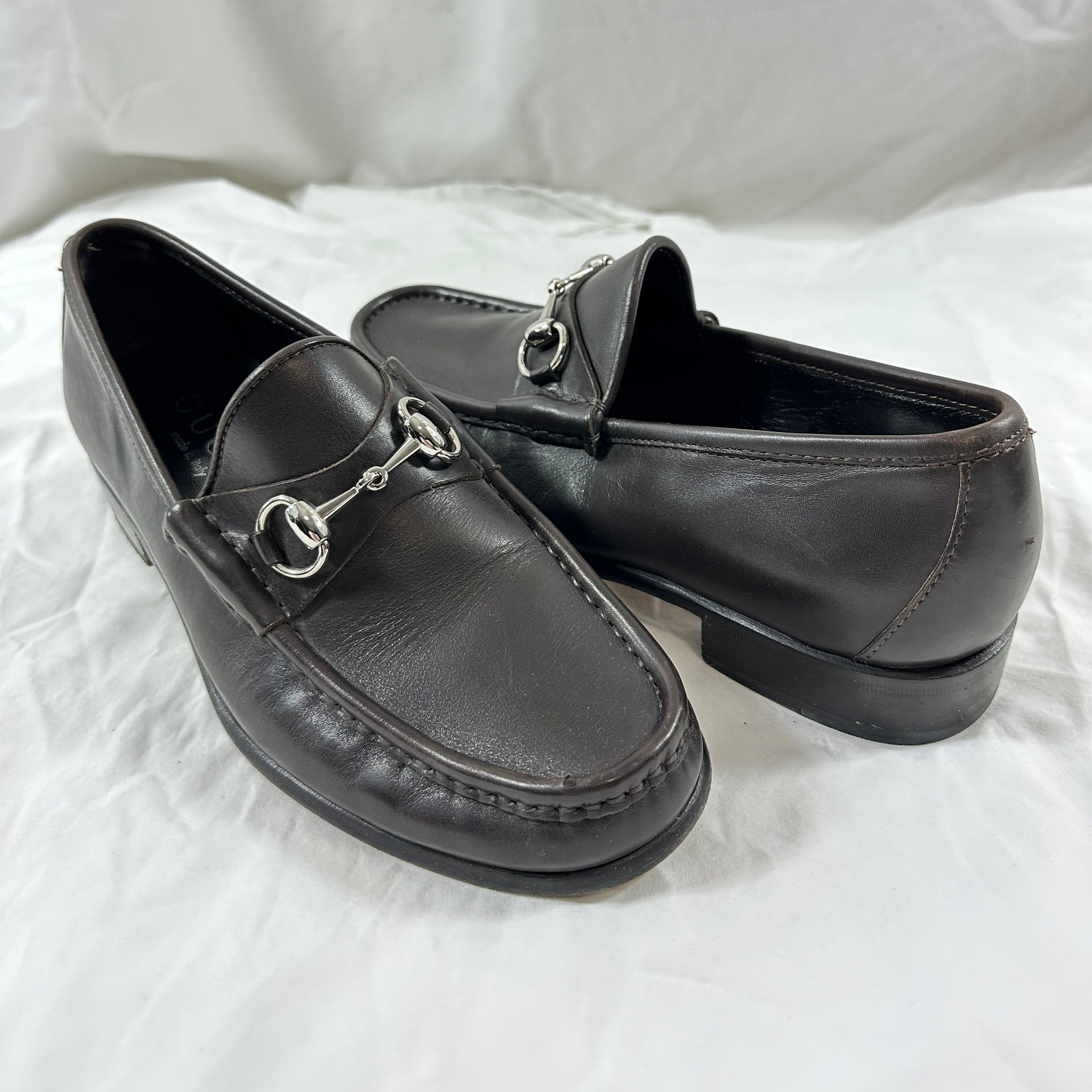 used mens gucci loafers