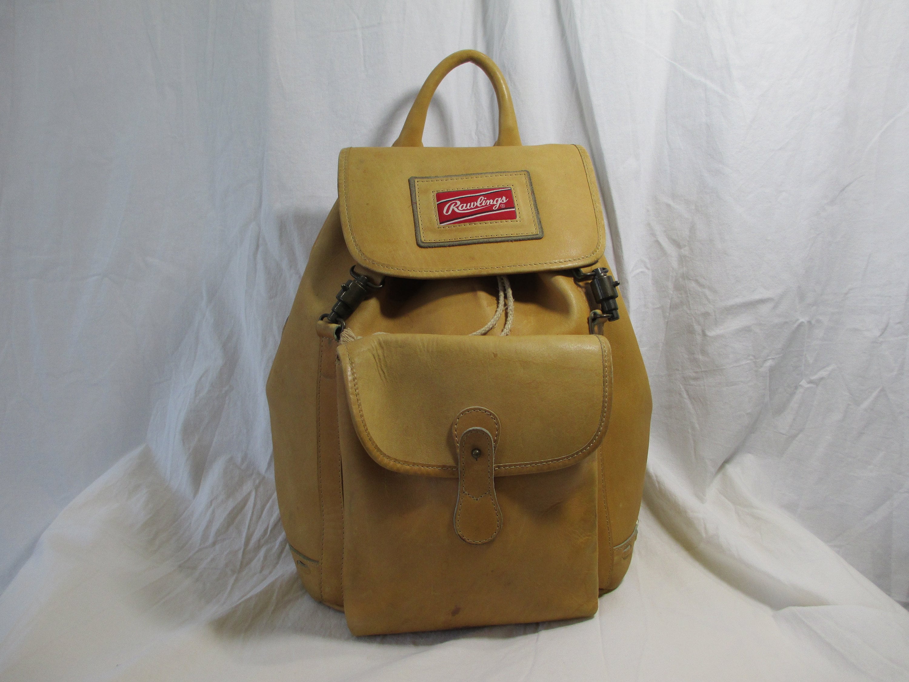 rawlings genuine leather backpack
