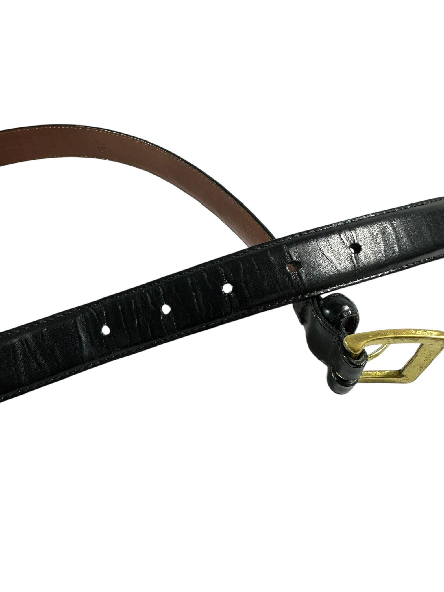 Genuine Vintage COACH 5934 Polished Cowhide Leather Belt 