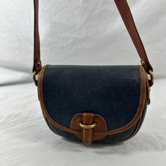 Coach navy blue handbag best sale