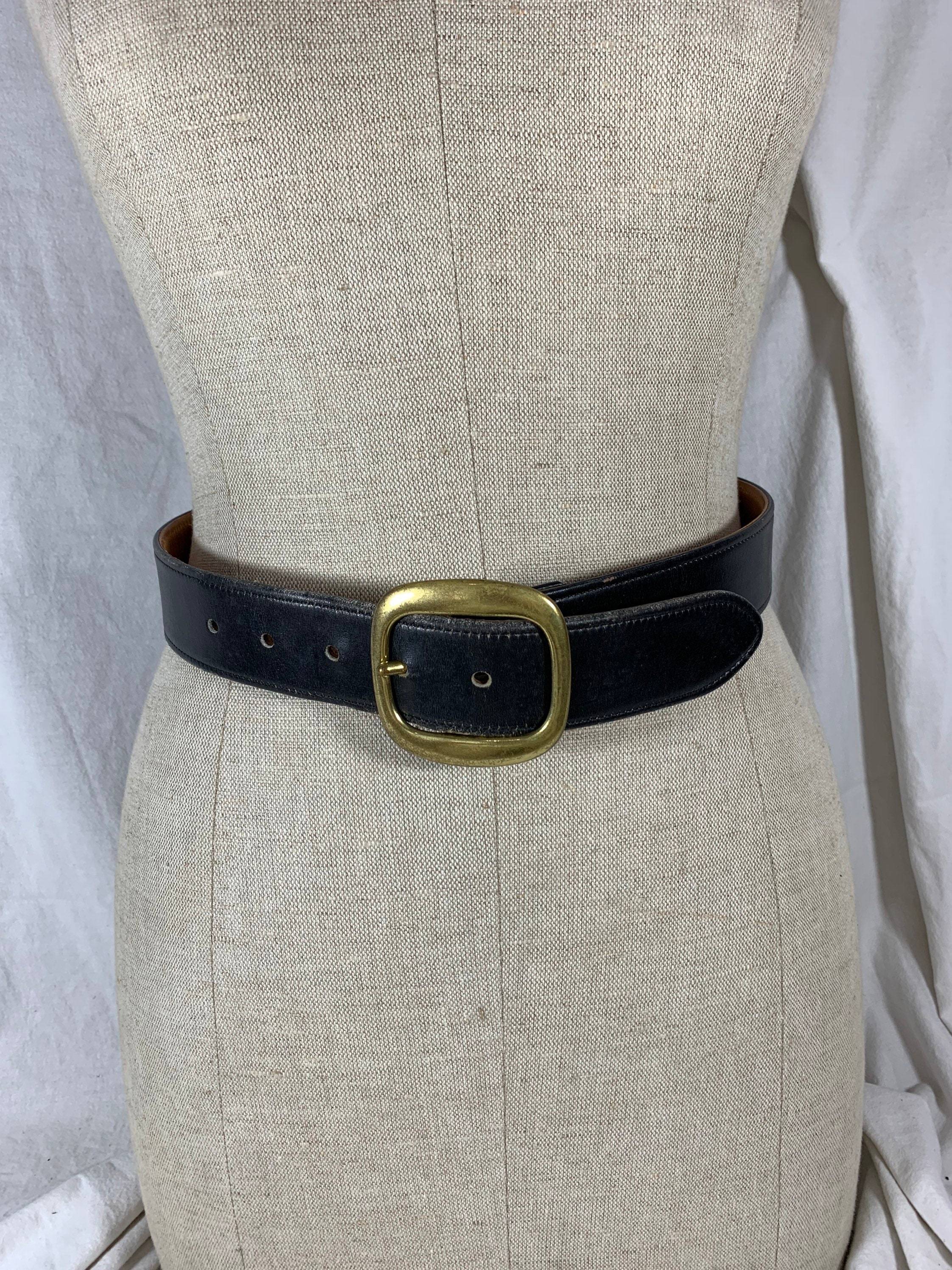 Vintage COACH 3918 Sienna Black Leather Belt Small - Etsy