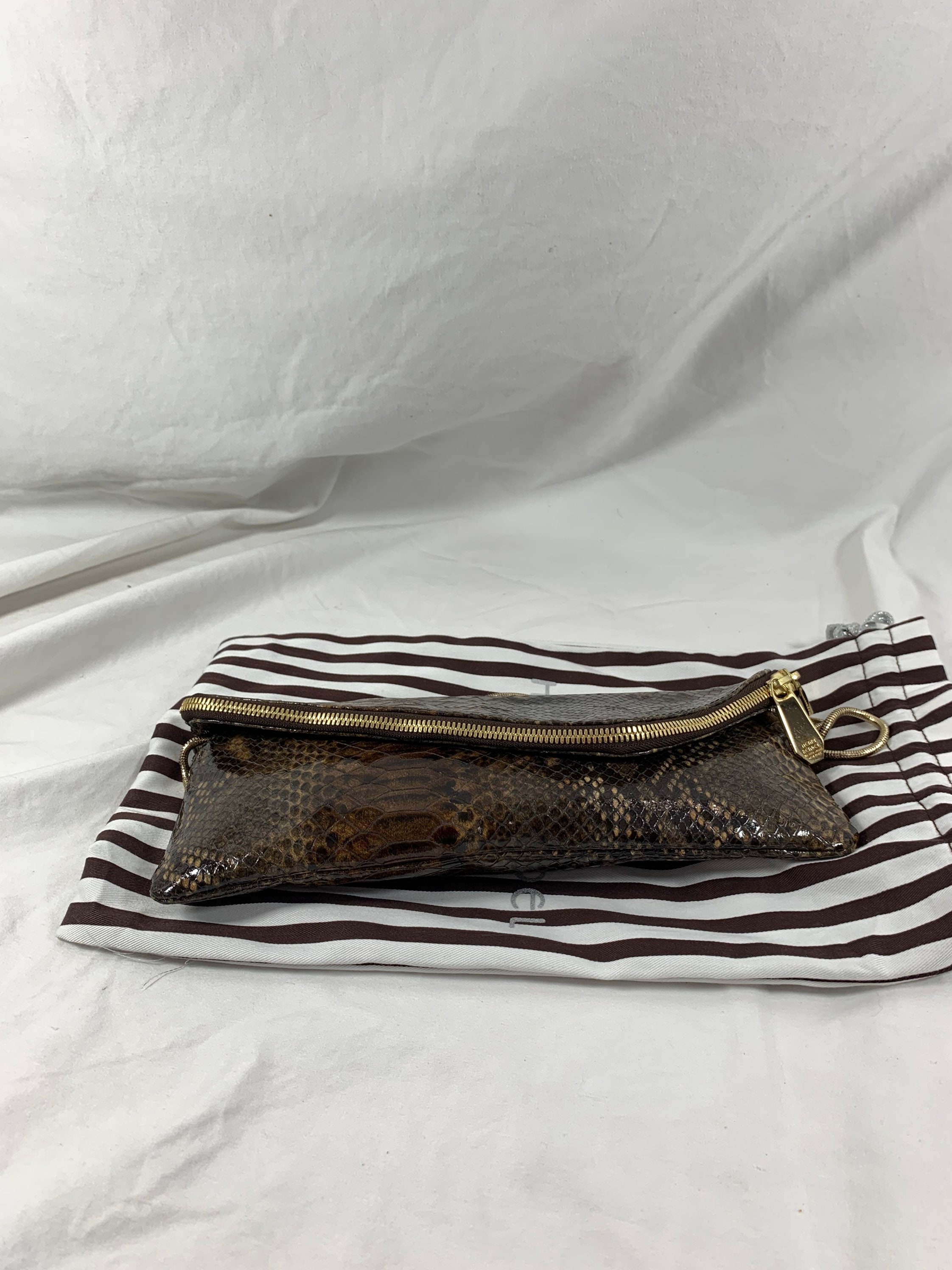 ?Sale? HENRI BENDEL Disturbed Stripes Snake-trim Bernier main image 2