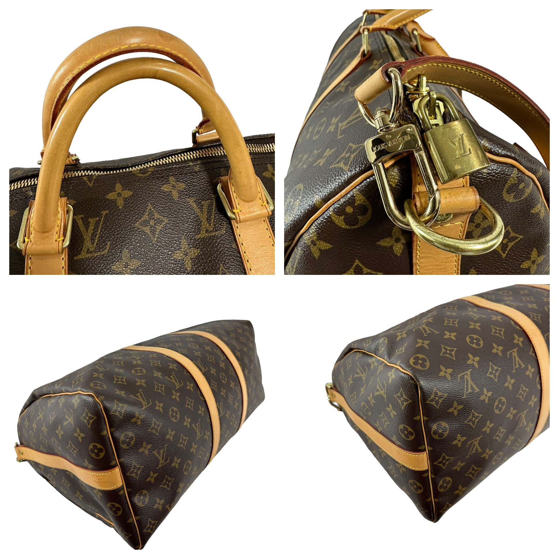 Vintage LOUIS VUITTON monogram Bandouliere Keepall 50 duffle bag carry on Etsy
