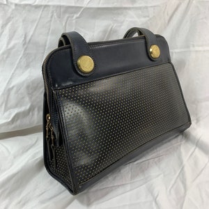 Vintage DOONEY & BOURKE black leather cabrio leather shoulder bag purse