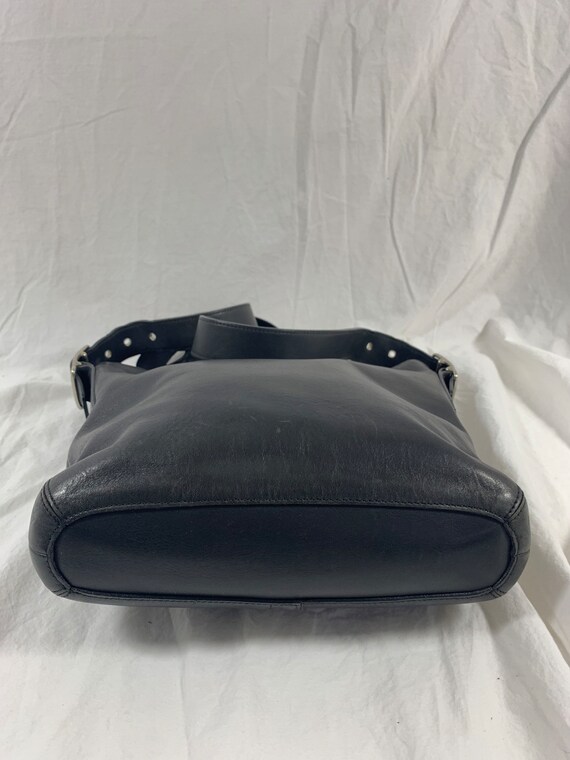Genuine vintage COACH black leather Legacy slim hobo … - Gem