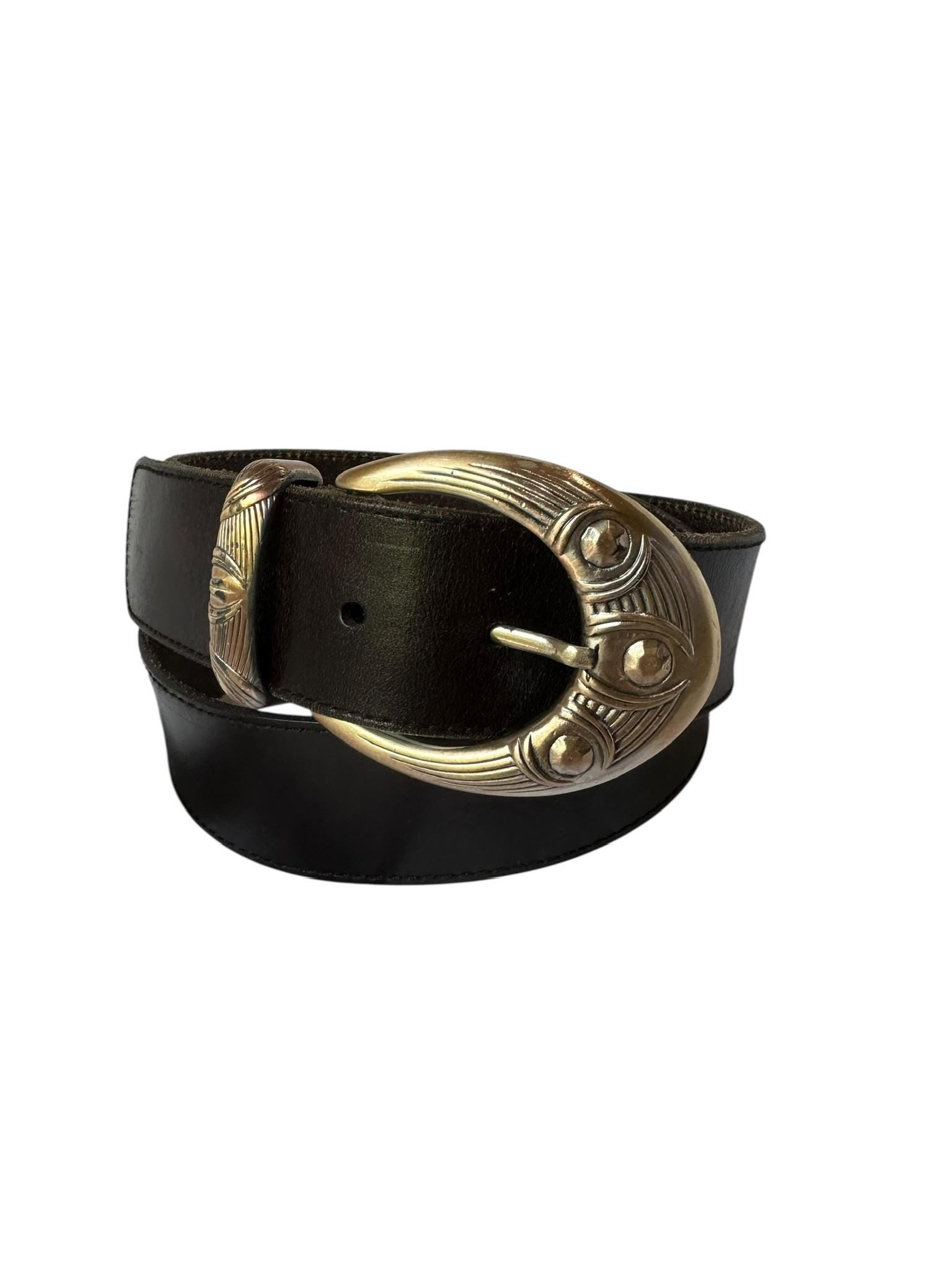 Genuine Vintage TONY BARCELO Black Leather Belt M Spain - Etsy
