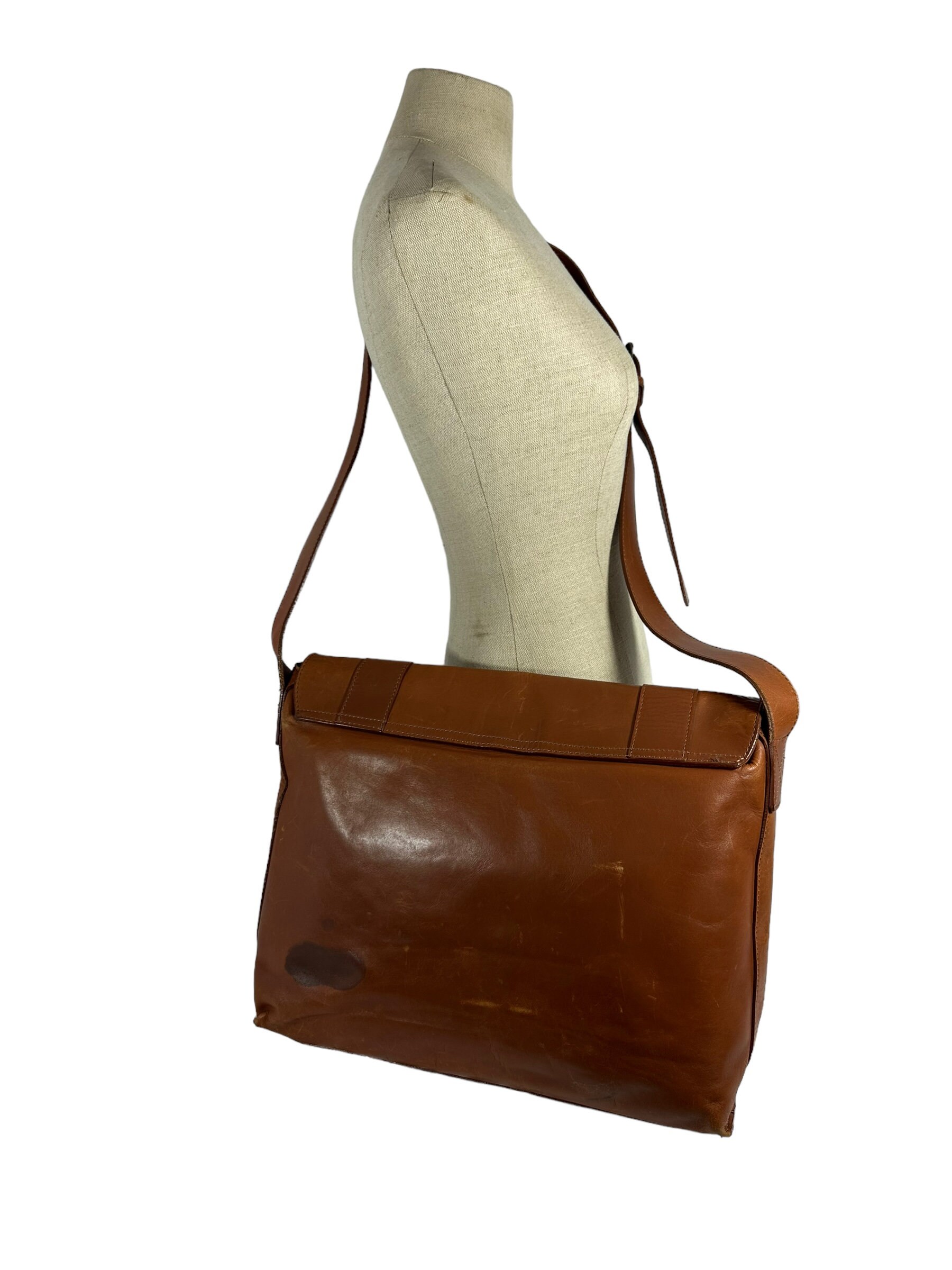 Mauricio tainting leather cross body Maurizio-Taiuti-Leather-Floral  main image 2