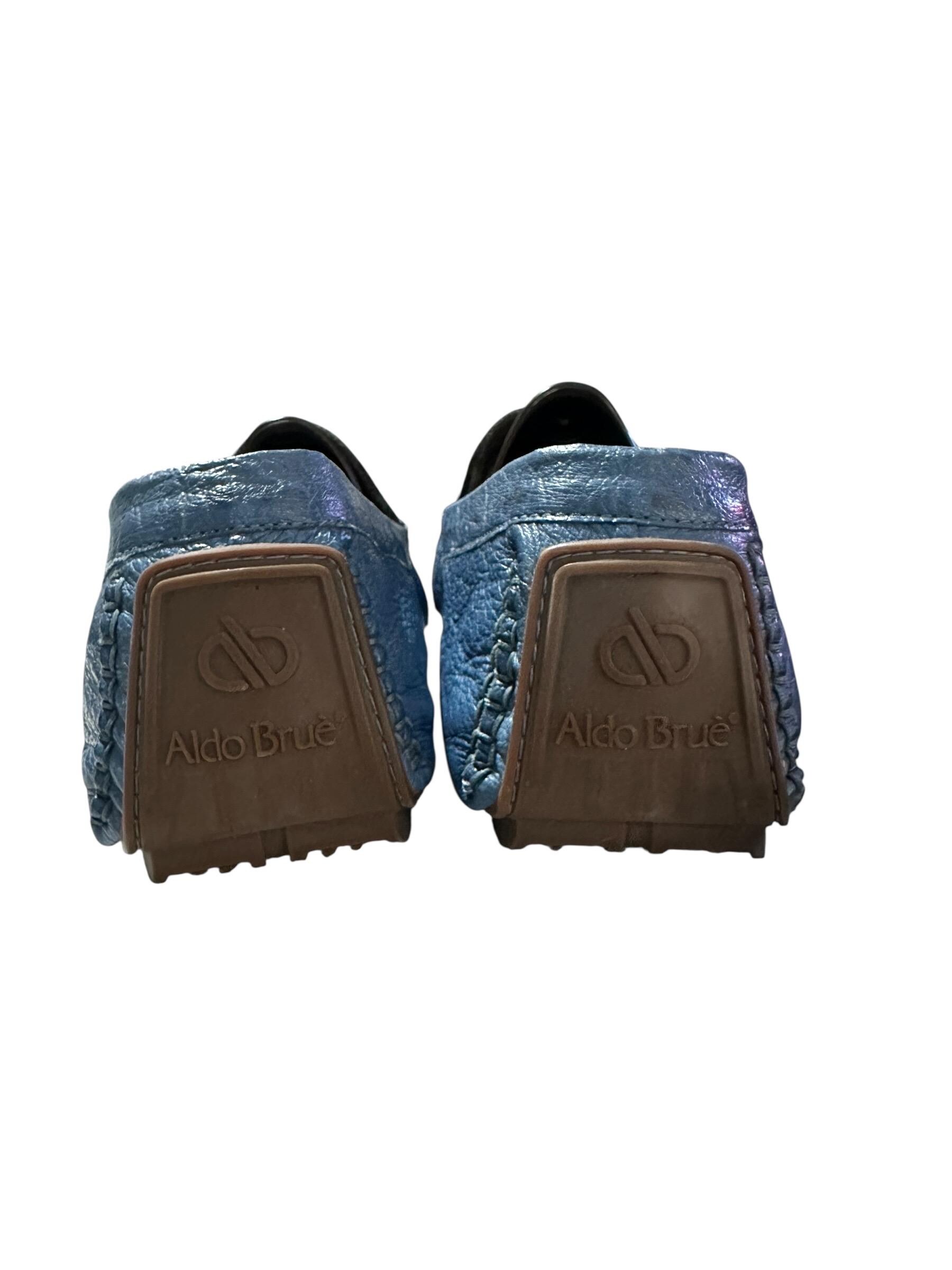 Genuine Aldo Brue Blue Genuine Walking Pillow Ostrich  display picture 2