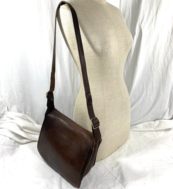 Genuine vintage COACH Leatherware brown leather f… - image 3