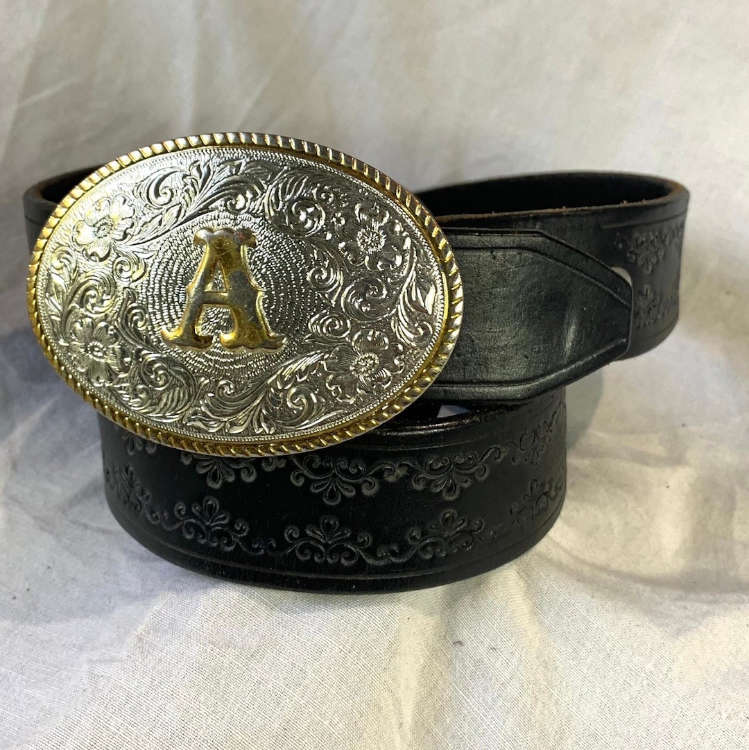 Vintage AMINCO the Heritage Collection Initial A Belt Buckle Etsy