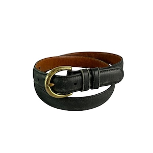 Vintage Coach Black Leather Belt - Etsy display picture 2